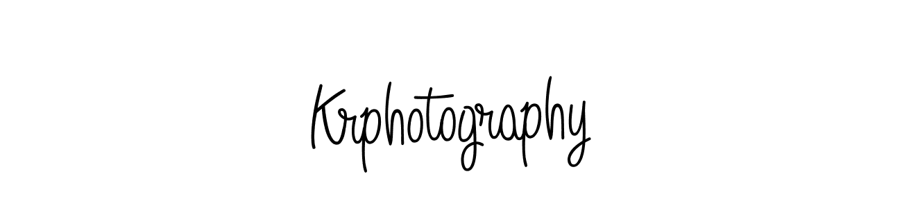 How to make Krphotography signature? Angelique-Rose-font-FFP is a professional autograph style. Create handwritten signature for Krphotography name. Krphotography signature style 5 images and pictures png