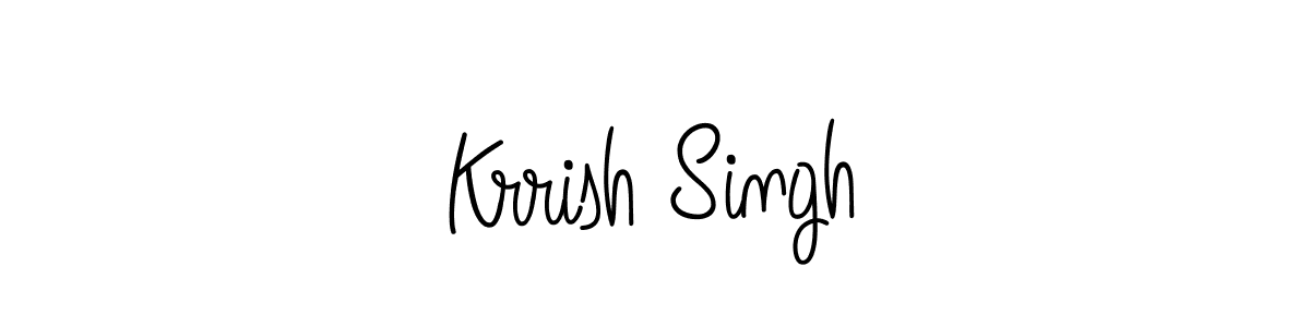 if you are searching for the best signature style for your name Krrish Singh. so please give up your signature search. here we have designed multiple signature styles  using Angelique-Rose-font-FFP. Krrish Singh signature style 5 images and pictures png