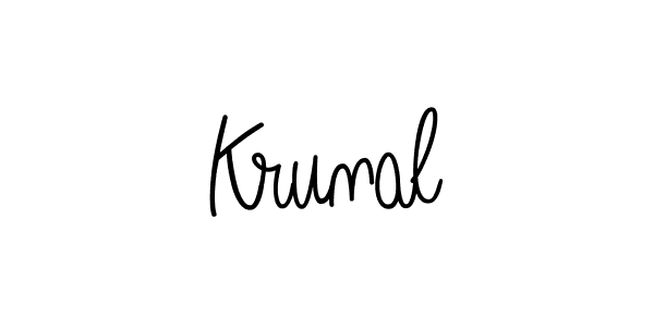 Here are the top 10 professional signature styles for the name Krunal. These are the best autograph styles you can use for your name. Krunal signature style 5 images and pictures png