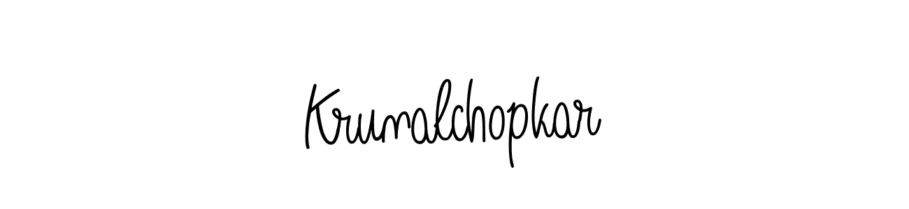 Similarly Angelique-Rose-font-FFP is the best handwritten signature design. Signature creator online .You can use it as an online autograph creator for name Krunalchopkar. Krunalchopkar signature style 5 images and pictures png