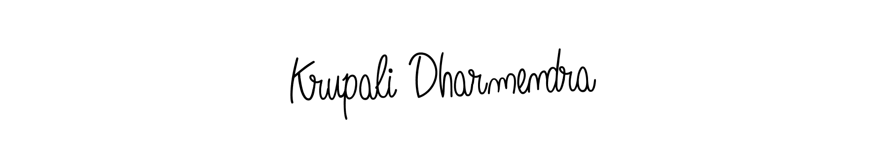 Make a beautiful signature design for name Krupali Dharmendra. Use this online signature maker to create a handwritten signature for free. Krupali Dharmendra signature style 5 images and pictures png