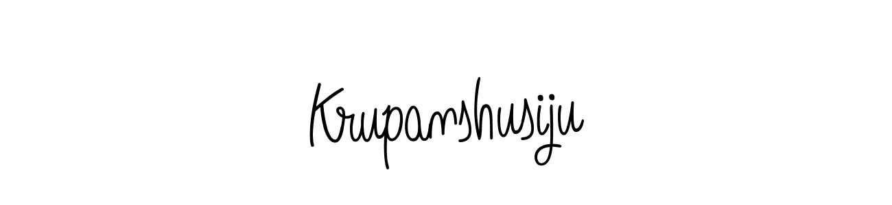 You can use this online signature creator to create a handwritten signature for the name Krupanshusiju. This is the best online autograph maker. Krupanshusiju signature style 5 images and pictures png
