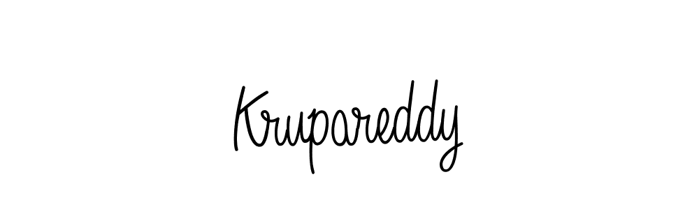 Design your own signature with our free online signature maker. With this signature software, you can create a handwritten (Angelique-Rose-font-FFP) signature for name Krupareddy. Krupareddy signature style 5 images and pictures png