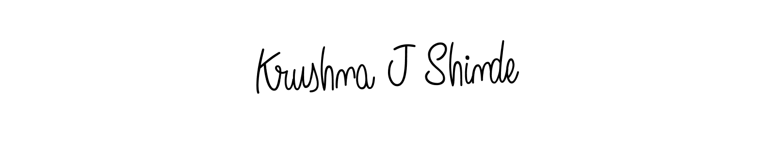 Make a beautiful signature design for name Krushna J Shinde. Use this online signature maker to create a handwritten signature for free. Krushna J Shinde signature style 5 images and pictures png