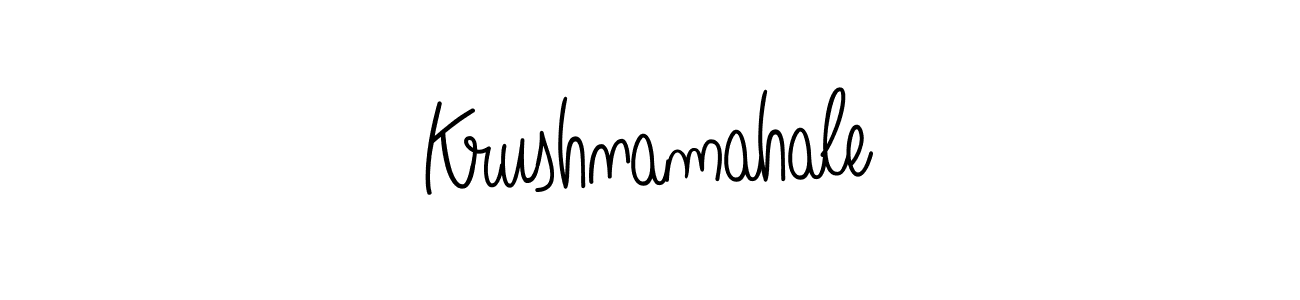 Here are the top 10 professional signature styles for the name Krushnamahale. These are the best autograph styles you can use for your name. Krushnamahale signature style 5 images and pictures png