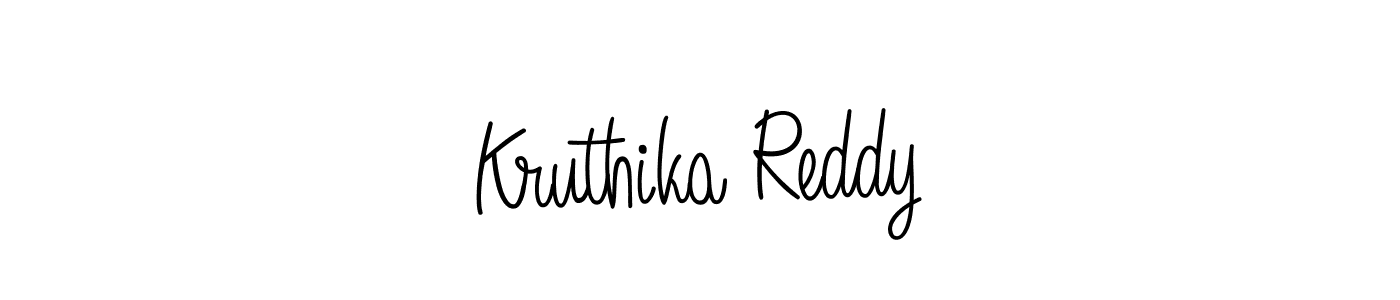 Similarly Angelique-Rose-font-FFP is the best handwritten signature design. Signature creator online .You can use it as an online autograph creator for name Kruthika Reddy. Kruthika Reddy signature style 5 images and pictures png