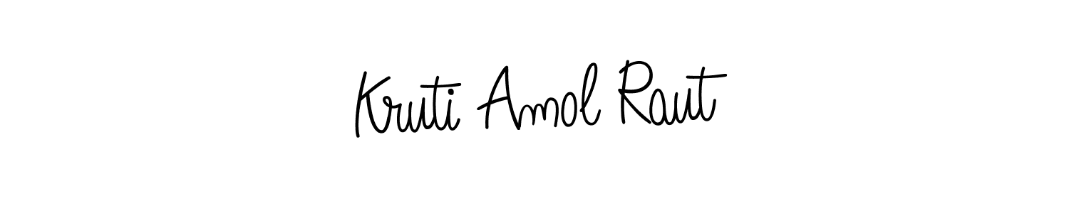 Angelique-Rose-font-FFP is a professional signature style that is perfect for those who want to add a touch of class to their signature. It is also a great choice for those who want to make their signature more unique. Get Kruti Amol Raut name to fancy signature for free. Kruti Amol Raut signature style 5 images and pictures png