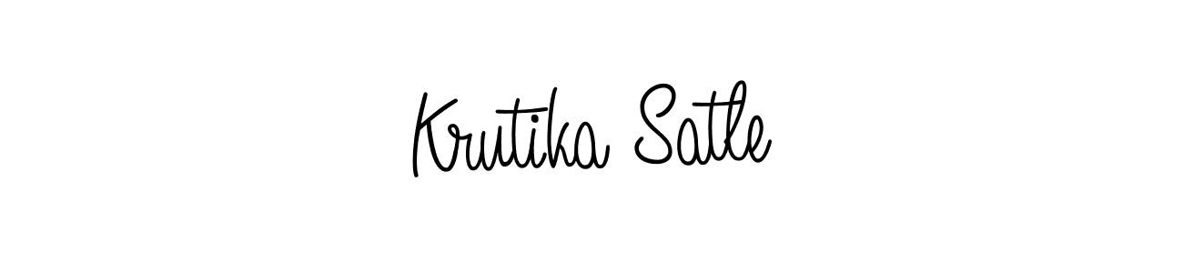 Check out images of Autograph of Krutika Satle name. Actor Krutika Satle Signature Style. Angelique-Rose-font-FFP is a professional sign style online. Krutika Satle signature style 5 images and pictures png