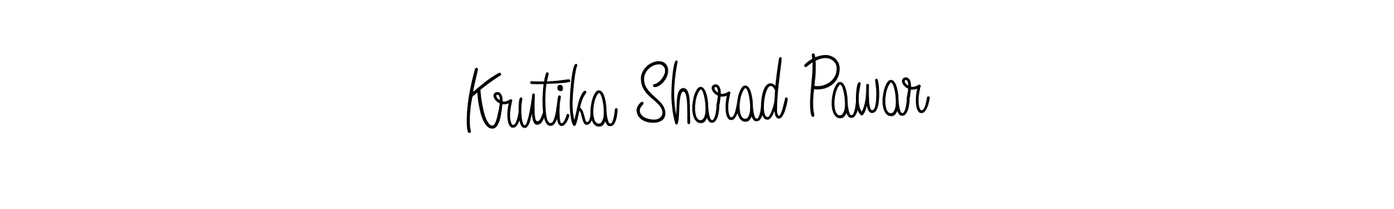How to make Krutika Sharad Pawar signature? Angelique-Rose-font-FFP is a professional autograph style. Create handwritten signature for Krutika Sharad Pawar name. Krutika Sharad Pawar signature style 5 images and pictures png