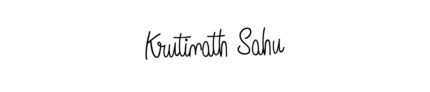 Krutinath Sahu stylish signature style. Best Handwritten Sign (Angelique-Rose-font-FFP) for my name. Handwritten Signature Collection Ideas for my name Krutinath Sahu. Krutinath Sahu signature style 5 images and pictures png