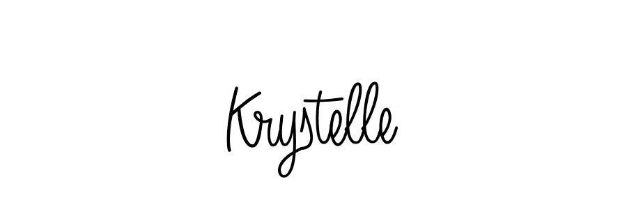 Make a short Krystelle signature style. Manage your documents anywhere anytime using Angelique-Rose-font-FFP. Create and add eSignatures, submit forms, share and send files easily. Krystelle signature style 5 images and pictures png