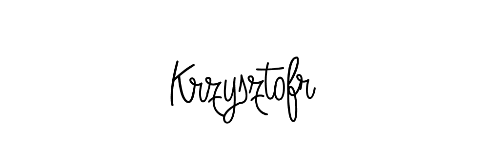 Angelique-Rose-font-FFP is a professional signature style that is perfect for those who want to add a touch of class to their signature. It is also a great choice for those who want to make their signature more unique. Get Krzysztofr name to fancy signature for free. Krzysztofr signature style 5 images and pictures png