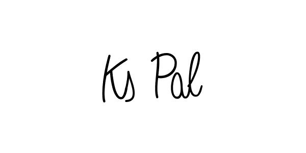 Also we have Ks Pal name is the best signature style. Create professional handwritten signature collection using Angelique-Rose-font-FFP autograph style. Ks Pal signature style 5 images and pictures png