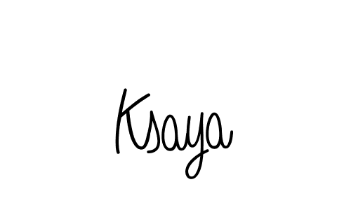 Also we have Ksaya name is the best signature style. Create professional handwritten signature collection using Angelique-Rose-font-FFP autograph style. Ksaya signature style 5 images and pictures png