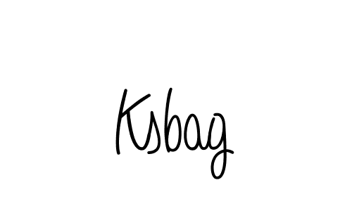 Create a beautiful signature design for name Ksbag. With this signature (Angelique-Rose-font-FFP) fonts, you can make a handwritten signature for free. Ksbag signature style 5 images and pictures png