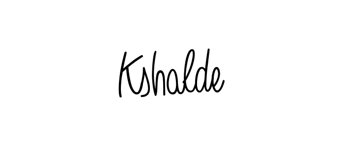 The best way (Angelique-Rose-font-FFP) to make a short signature is to pick only two or three words in your name. The name Kshalde include a total of six letters. For converting this name. Kshalde signature style 5 images and pictures png