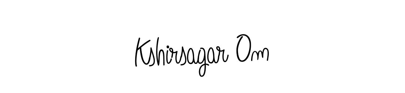 Create a beautiful signature design for name Kshirsagar Om. With this signature (Angelique-Rose-font-FFP) fonts, you can make a handwritten signature for free. Kshirsagar Om signature style 5 images and pictures png