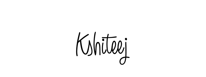 Kshiteej stylish signature style. Best Handwritten Sign (Angelique-Rose-font-FFP) for my name. Handwritten Signature Collection Ideas for my name Kshiteej. Kshiteej signature style 5 images and pictures png