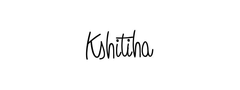 Kshitiha stylish signature style. Best Handwritten Sign (Angelique-Rose-font-FFP) for my name. Handwritten Signature Collection Ideas for my name Kshitiha. Kshitiha signature style 5 images and pictures png