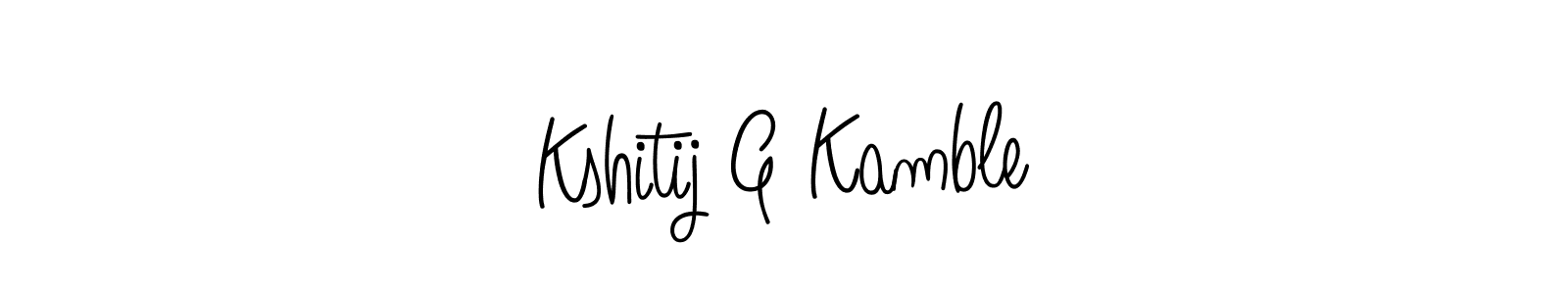Angelique-Rose-font-FFP is a professional signature style that is perfect for those who want to add a touch of class to their signature. It is also a great choice for those who want to make their signature more unique. Get Kshitij G Kamble name to fancy signature for free. Kshitij G Kamble signature style 5 images and pictures png