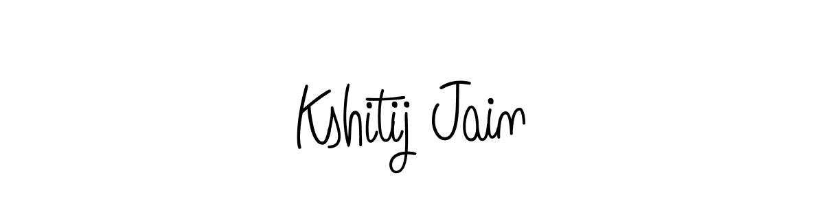 Create a beautiful signature design for name Kshitij Jain. With this signature (Angelique-Rose-font-FFP) fonts, you can make a handwritten signature for free. Kshitij Jain signature style 5 images and pictures png