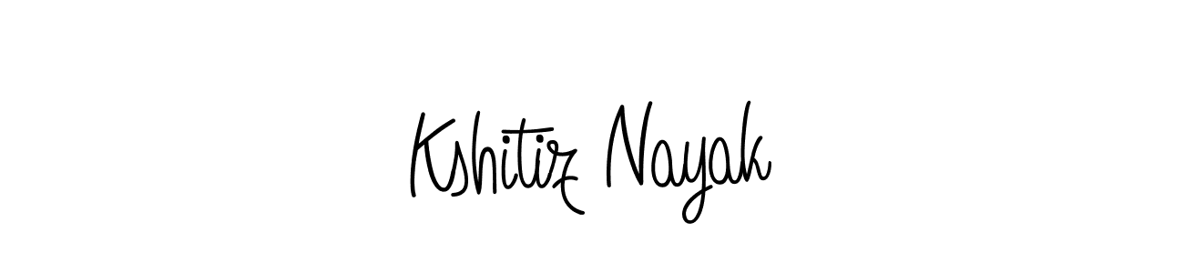 How to make Kshitiz Nayak name signature. Use Angelique-Rose-font-FFP style for creating short signs online. This is the latest handwritten sign. Kshitiz Nayak signature style 5 images and pictures png