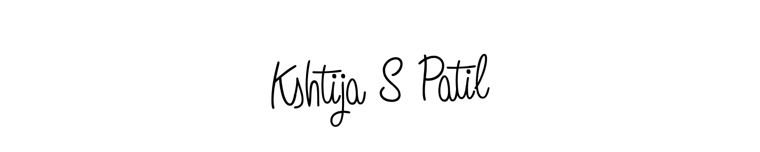 How to make Kshtija S Patil signature? Angelique-Rose-font-FFP is a professional autograph style. Create handwritten signature for Kshtija S Patil name. Kshtija S Patil signature style 5 images and pictures png