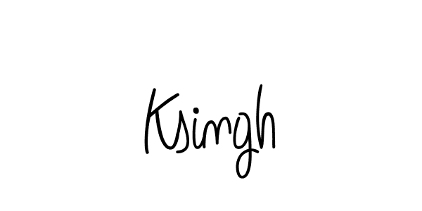 Ksingh stylish signature style. Best Handwritten Sign (Angelique-Rose-font-FFP) for my name. Handwritten Signature Collection Ideas for my name Ksingh. Ksingh signature style 5 images and pictures png