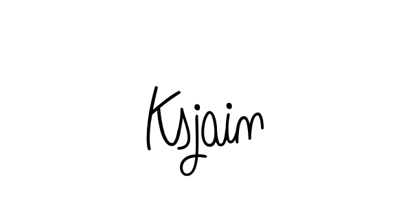 if you are searching for the best signature style for your name Ksjain. so please give up your signature search. here we have designed multiple signature styles  using Angelique-Rose-font-FFP. Ksjain signature style 5 images and pictures png