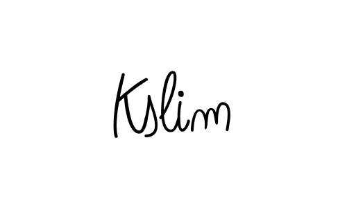 Also You can easily find your signature by using the search form. We will create Kslim name handwritten signature images for you free of cost using Angelique-Rose-font-FFP sign style. Kslim signature style 5 images and pictures png