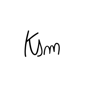 It looks lik you need a new signature style for name Ksm. Design unique handwritten (Angelique-Rose-font-FFP) signature with our free signature maker in just a few clicks. Ksm signature style 5 images and pictures png