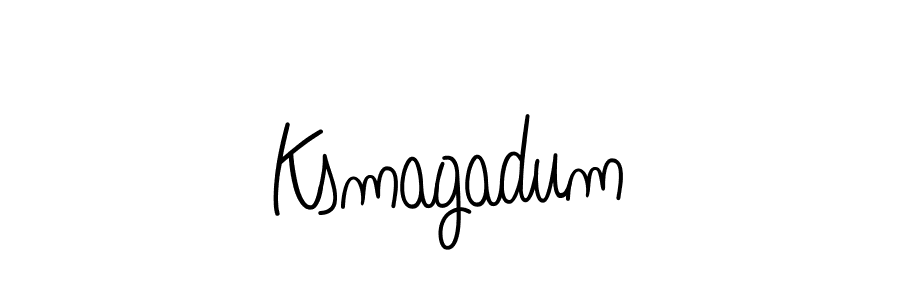 Once you've used our free online signature maker to create your best signature Angelique-Rose-font-FFP style, it's time to enjoy all of the benefits that Ksmagadum name signing documents. Ksmagadum signature style 5 images and pictures png