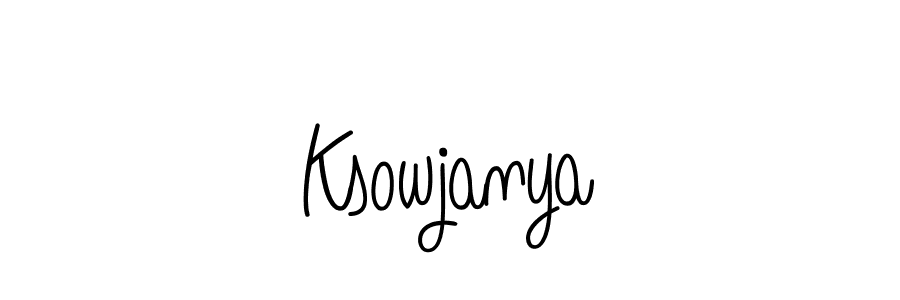 You can use this online signature creator to create a handwritten signature for the name Ksowjanya. This is the best online autograph maker. Ksowjanya signature style 5 images and pictures png