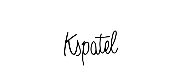 The best way (Angelique-Rose-font-FFP) to make a short signature is to pick only two or three words in your name. The name Kspatel include a total of six letters. For converting this name. Kspatel signature style 5 images and pictures png