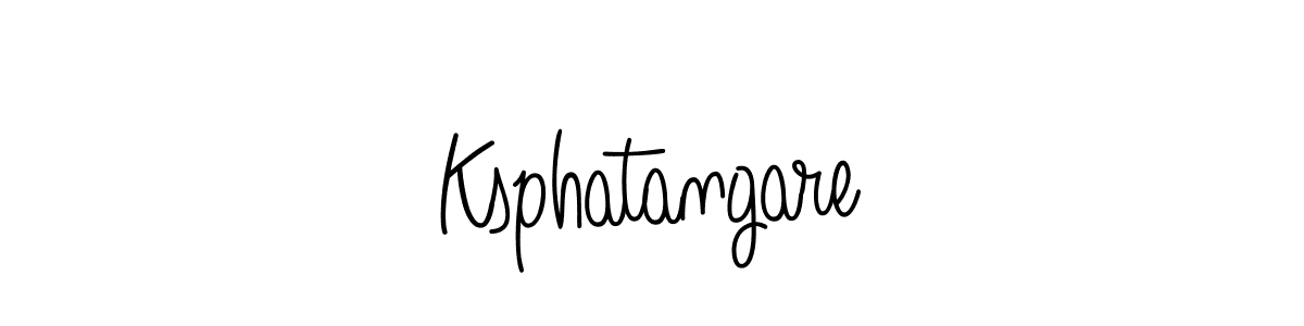 Make a short Ksphatangare signature style. Manage your documents anywhere anytime using Angelique-Rose-font-FFP. Create and add eSignatures, submit forms, share and send files easily. Ksphatangare signature style 5 images and pictures png