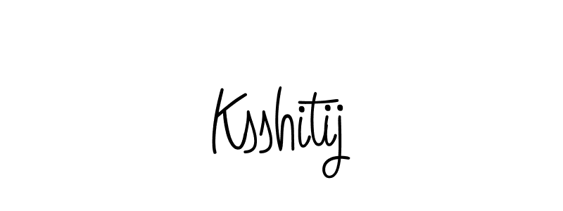 How to make Ksshitij name signature. Use Angelique-Rose-font-FFP style for creating short signs online. This is the latest handwritten sign. Ksshitij signature style 5 images and pictures png