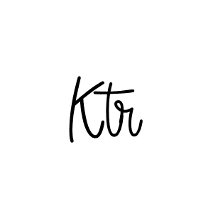 Design your own signature with our free online signature maker. With this signature software, you can create a handwritten (Angelique-Rose-font-FFP) signature for name Ktr. Ktr signature style 5 images and pictures png