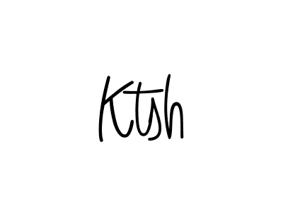 How to make Ktsh signature? Angelique-Rose-font-FFP is a professional autograph style. Create handwritten signature for Ktsh name. Ktsh signature style 5 images and pictures png