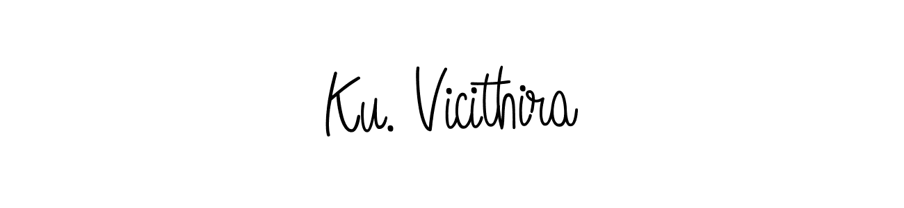 The best way (Angelique-Rose-font-FFP) to make a short signature is to pick only two or three words in your name. The name Ku. Vicithira include a total of six letters. For converting this name. Ku. Vicithira signature style 5 images and pictures png