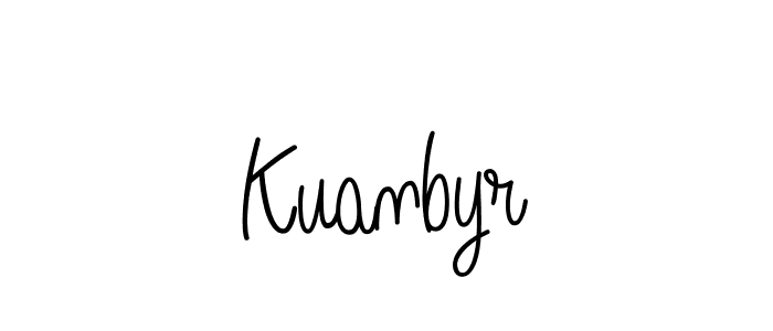 Once you've used our free online signature maker to create your best signature Angelique-Rose-font-FFP style, it's time to enjoy all of the benefits that Kuanbyr name signing documents. Kuanbyr signature style 5 images and pictures png