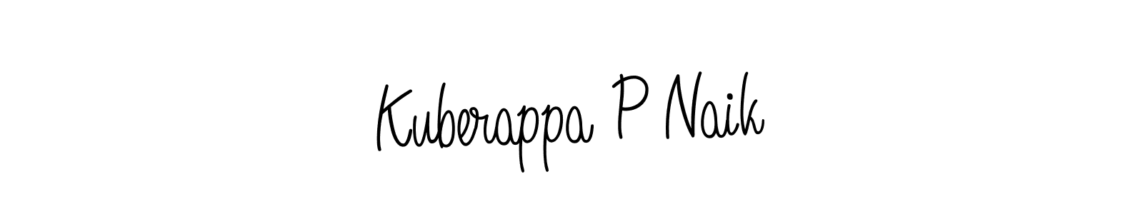 Once you've used our free online signature maker to create your best signature Angelique-Rose-font-FFP style, it's time to enjoy all of the benefits that Kuberappa P Naik name signing documents. Kuberappa P Naik signature style 5 images and pictures png