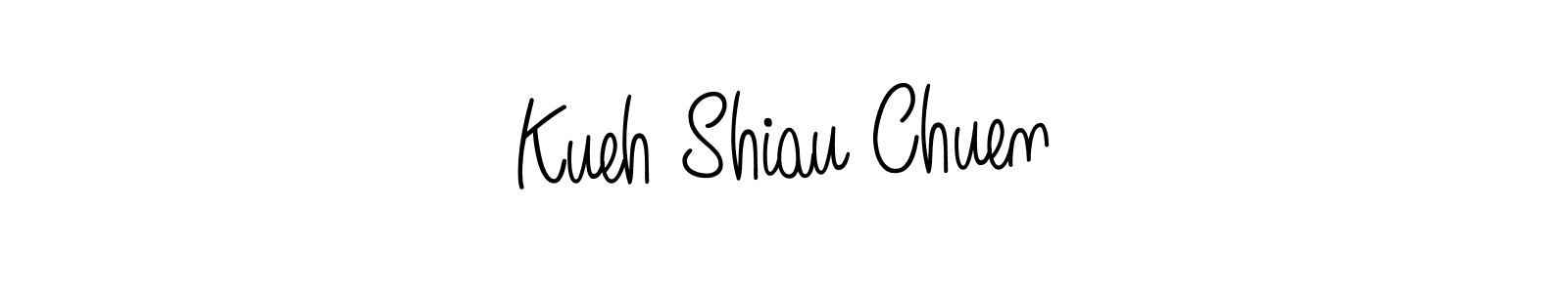 Kueh Shiau Chuen stylish signature style. Best Handwritten Sign (Angelique-Rose-font-FFP) for my name. Handwritten Signature Collection Ideas for my name Kueh Shiau Chuen. Kueh Shiau Chuen signature style 5 images and pictures png