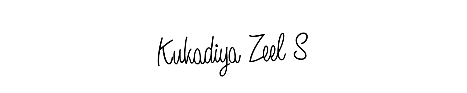 How to Draw Kukadiya Zeel S signature style? Angelique-Rose-font-FFP is a latest design signature styles for name Kukadiya Zeel S. Kukadiya Zeel S signature style 5 images and pictures png