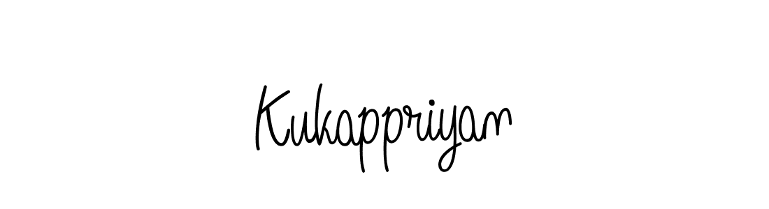 How to Draw Kukappriyan signature style? Angelique-Rose-font-FFP is a latest design signature styles for name Kukappriyan. Kukappriyan signature style 5 images and pictures png