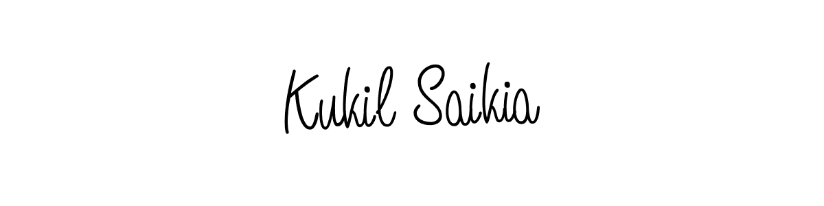 You can use this online signature creator to create a handwritten signature for the name Kukil Saikia. This is the best online autograph maker. Kukil Saikia signature style 5 images and pictures png