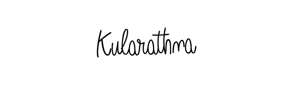 Kularathna stylish signature style. Best Handwritten Sign (Angelique-Rose-font-FFP) for my name. Handwritten Signature Collection Ideas for my name Kularathna. Kularathna signature style 5 images and pictures png