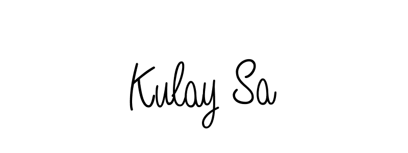 Create a beautiful signature design for name Kulay Sa. With this signature (Angelique-Rose-font-FFP) fonts, you can make a handwritten signature for free. Kulay Sa signature style 5 images and pictures png