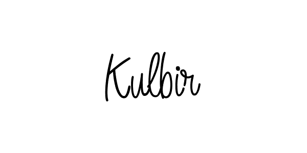 How to Draw Kulbir signature style? Angelique-Rose-font-FFP is a latest design signature styles for name Kulbir. Kulbir signature style 5 images and pictures png