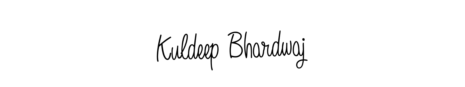 Make a beautiful signature design for name Kuldeep Bhardwaj. With this signature (Angelique-Rose-font-FFP) style, you can create a handwritten signature for free. Kuldeep Bhardwaj signature style 5 images and pictures png