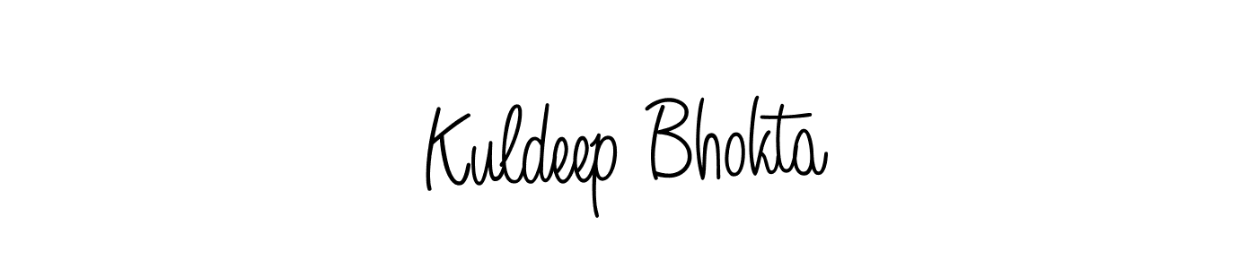 Make a short Kuldeep Bhokta signature style. Manage your documents anywhere anytime using Angelique-Rose-font-FFP. Create and add eSignatures, submit forms, share and send files easily. Kuldeep Bhokta signature style 5 images and pictures png